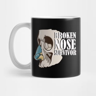 Broken Nose Survivor - Funny Get Well Soon Gift Mug